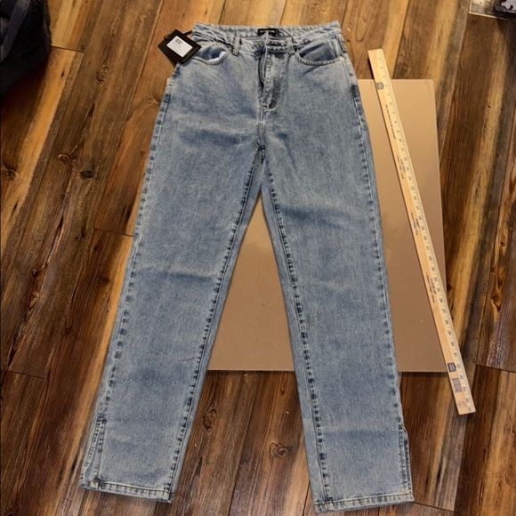 PrettyLittleThing Jackets & Blazers - Pretty little things SPLIT HEM STYLE JEANS - UK10 US6